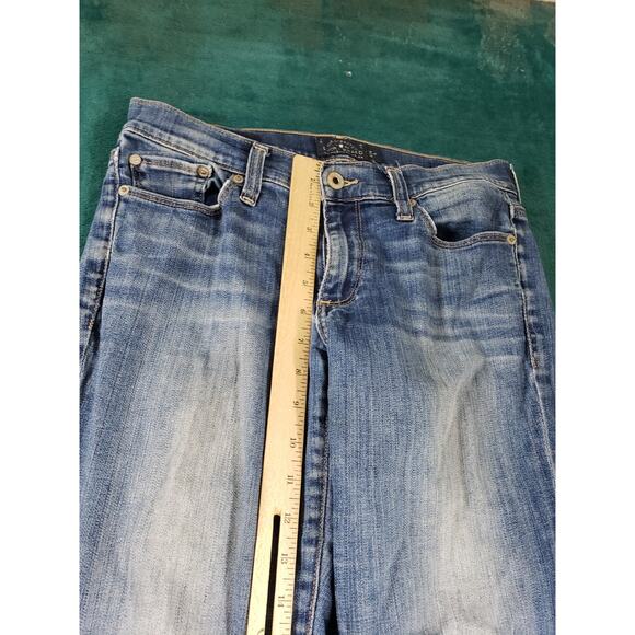 Lucky Brand Jeans Size 2 Womens Blue Stretch Medium Wash Mid Rise Sweet Straight - Picture 7 of 13